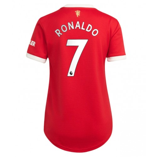 Manchester United F.C. Cristiano Ronaldo #7 Replika Hemmatröja 2021/22 Kortärmad Damer