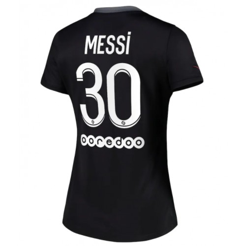 Billiga Paris Saint-Germain Lionel Messi #30 Replika Tredje Tröja 2021/22 Damer Kortärmad