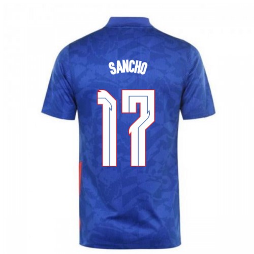 Billigt England Jadon Sancho #17 Replika Bortatröja EM tröjor 2020 Herr Kortärmad