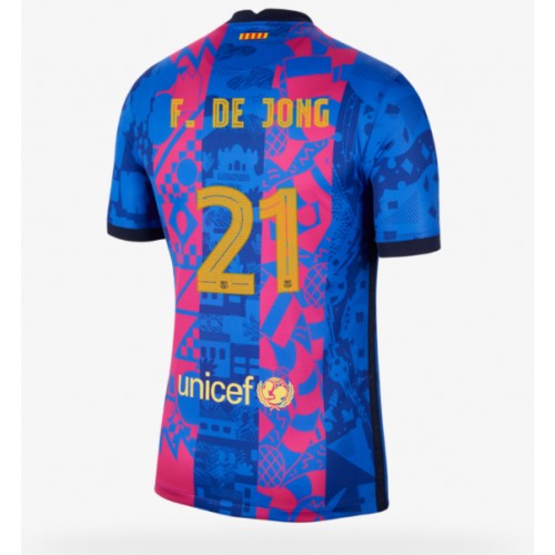 Frenkie de Jong FC Barcelona #21 Herr Replika Tredje Tröja 2021/22 Kortärmad
