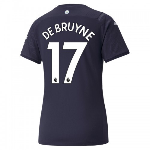 Manchester City F.C. Kevin De Bruyne #17 Replika Tredje Tröja Damer 2021/22 Kortärmad