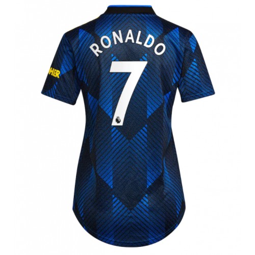 Manchester United Cristiano Ronaldo #7 Replika Tredje Tröja 2021/22 Damer Kortärmad