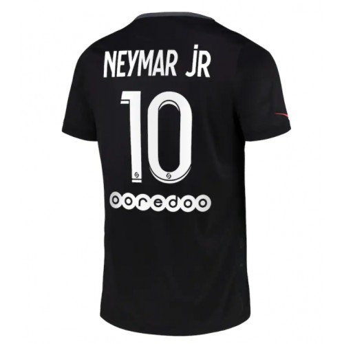Paris Saint-Germain Neymar Jr #10 Replika Tredje Tröja 2021/22 Herr Svart Kortärmad