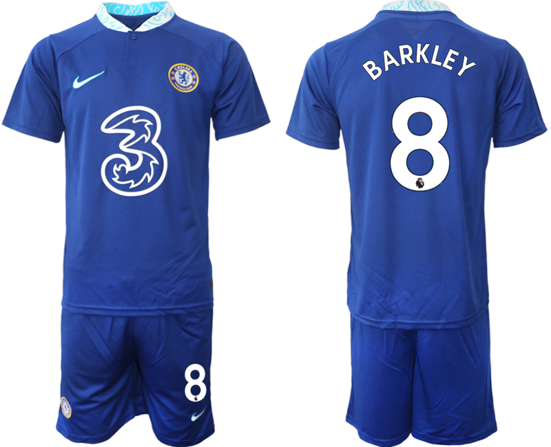 BARKLEY #8 Chelsea Hemmatröja Herr 2022-23 Kortärmad + Korta byxor