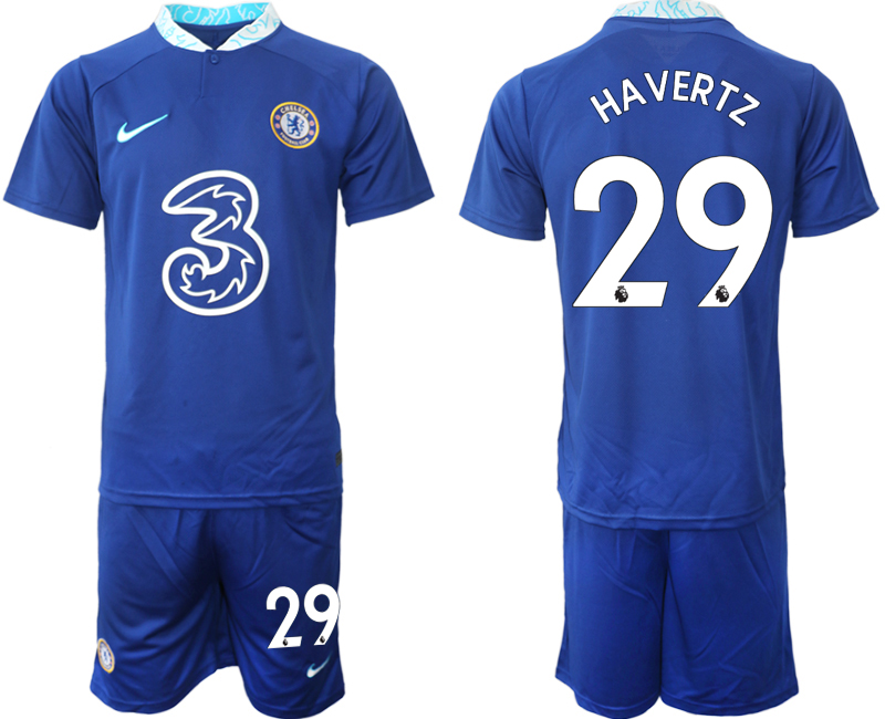 HAVERTZ #29 Chelsea Hemmatröja Herr 2022-23 Kortärmad + Korta byxor