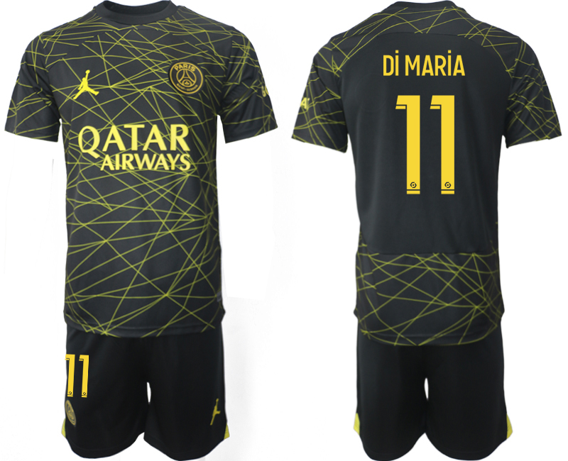 Nya Fotbollströjor Paris Saint-Germain PSG 2023 Bortatröja för Herr Di MARiA 11