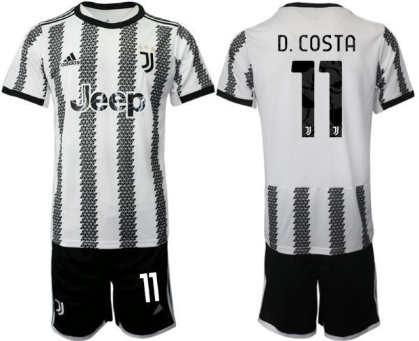 Billiga Fotbollströjor Herr Juventus Hemmatröja 2022-23 Kortärmad + Korta byxor D.COSTA 11