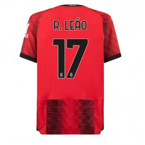 Billiga Fotbollströjor AC Milan Hemma tröja 2023-24 för Herr Rafael Leao 17