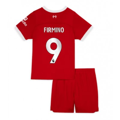 Billiga Fotbollströjor Barn Liverpool Hemmatröja 2023/24 med namn Roberto Firmino 9