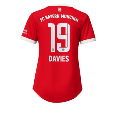 Billiga Fotbollströjor Bayern Munich Hemmatröja 2022-23 Kortärmad Alphonso Davies 19