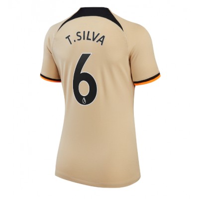 Billiga Fotbollströjor Dam Chelsea Tredje Tröja 2022-23 Kortärmad Thiago Silva 6