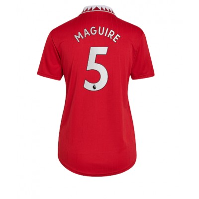 Billiga Fotbollströjor Dam Fotbollskläder Manchester United Hemmatröja 2022-23 Kortärmad Harry Maguire 5