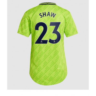Billiga Fotbollströjor Dam Fotbollskläder Manchester United Tredje Tröja 2022-23 Kortärmad Luke Shaw 23