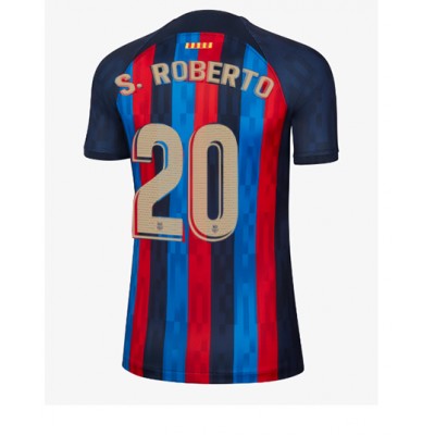 Billiga Fotbollströjor Dam fotbollströjor FC Barcelona Hemmatröja 2022-23 Kortärmad Sergi Roberto 20