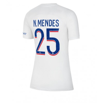 Billiga Fotbollströjor Dam Paris Saint Germain PSG 2022-23 Tredje Tröja Kortärmad Nuno Mendes 25