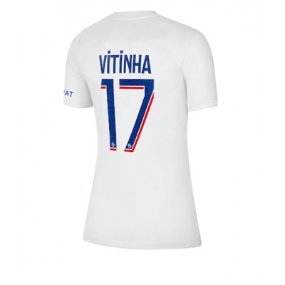 Billiga Fotbollströjor Dam Paris Saint Germain PSG 2022-23 Tredje Tröja Kortärmad Vitinha Ferreira 17