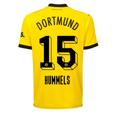 Billiga Fotbollströjor Herr Borussia Dortmund BVB Hemmatröja 2023-24 Kortärmad Mats Hummels 15