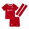 Billiga Fotbollströjor Liverpool Hemmatröja 2023-24 Kortärmad + Korta byxor Darwin Nunez 27-1