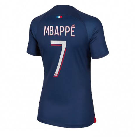 Billiga Fotbollströjor Paris Saint Germain PSG 2023-24 Hemmatröja Kortärmad med tryck Mbappe 7