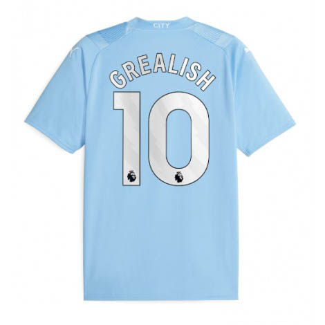Billiga Fotbollströjor träningsuniform Manchester City Hemmatröja 2023-24 Kortärmad Jack Grealish 10