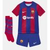 Billiga Fotbollströjor Barn FC Barcelona 2023-24 fotbollströja set Ansu Fati 10