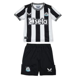 Billiga Fotbollströjor Barn Newcastle United Hemmatröja 2023-24 Kortärmad shorts