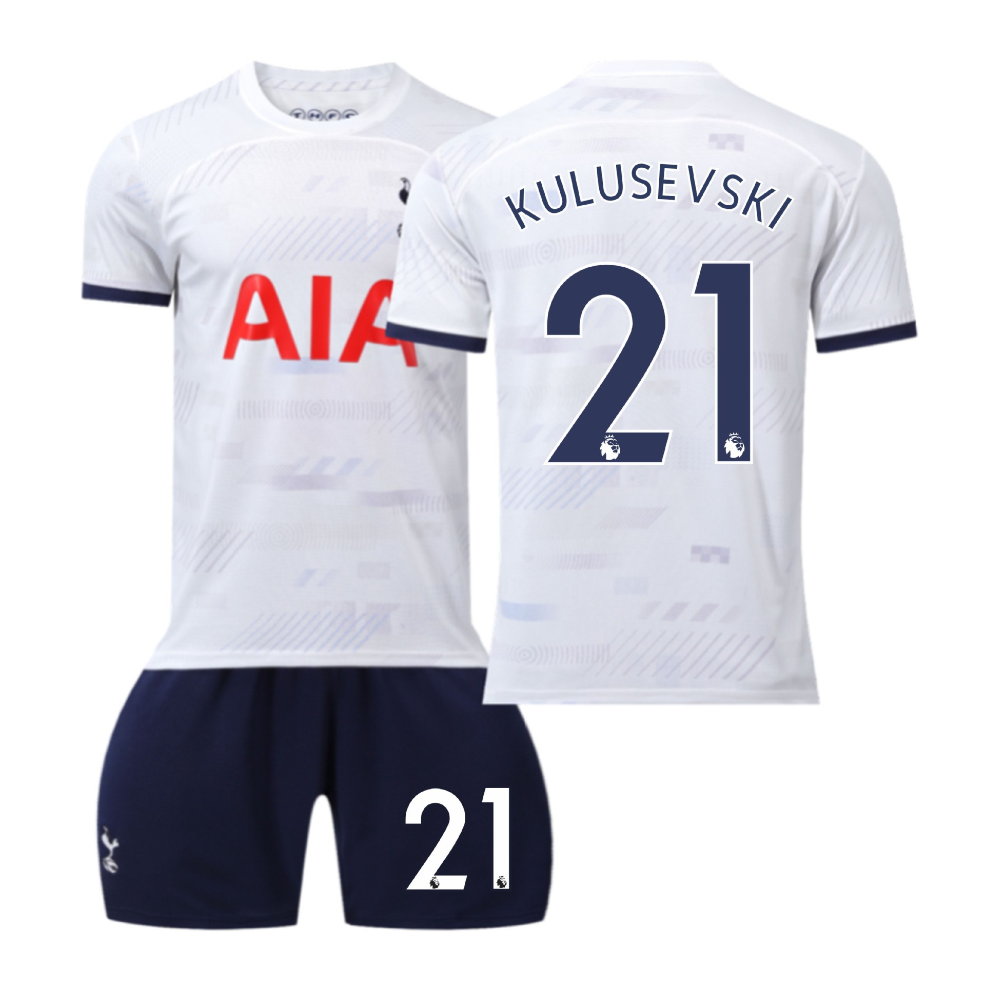 Billiga Fotbollströjor Barn Tottenham Hotspur 2023-24 Hemmatröja fotbollströja set KULUSEVSKI 21