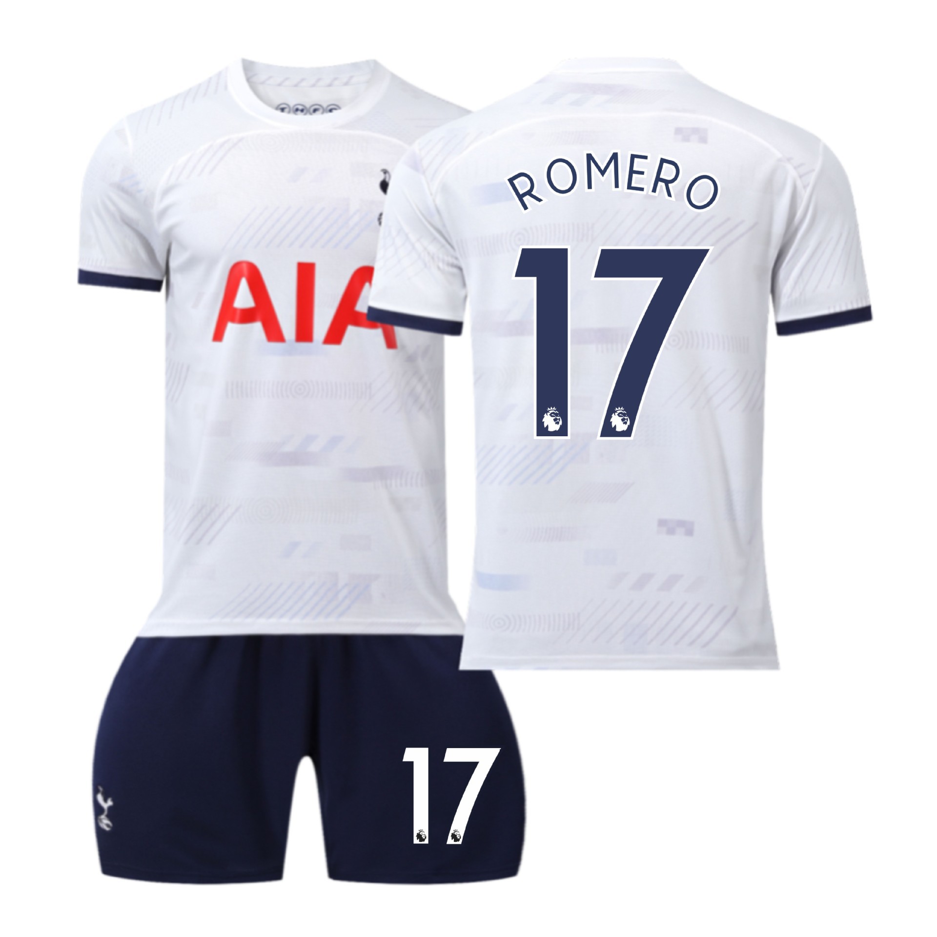 Billiga Fotbollströjor Barn Tottenham Hotspur 2023-24 Hemmatröja fotbollströja set ROMERO 17