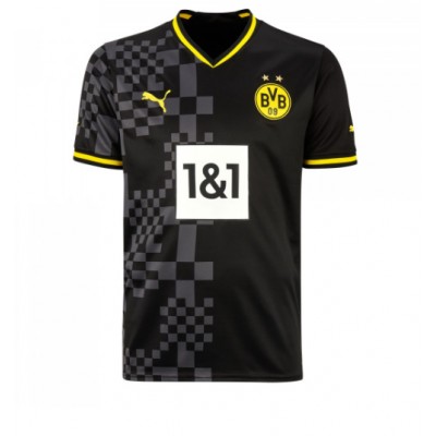 Billiga Fotbollströjor Borussia Dortmund BVB Bortatröja 2022-23 Kortärmad Fotbollströjor för Herr