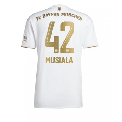 Billiga Fotbollströjor Herr Bayern Munich Bortatröja 2022-23 Kortärmad Jamal Musiala 42