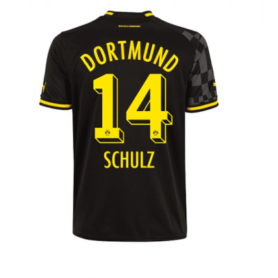 Billiga Fotbollströjor Herr Borussia Dortmund BVB Bortatröja 2022-23 Kortärmad Nico SCHULZ 14