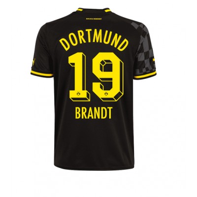Billiga Fotbollströjor Herr Borussia Dortmund BVB Bortatröja 2023-24 Kortärmad Julian BRANDT 19