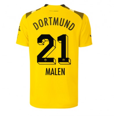 Billiga Fotbollströjor Herr Borussia Dortmund BVB Tredje Tröja 2022-23 Kortärmad Donyell MALEN 21