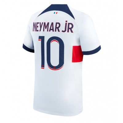 Billiga Fotbollströjor Herr Paris Saint-Germain PSG Bortatröja 2023-24 Kortärmad Neymar Jr 10