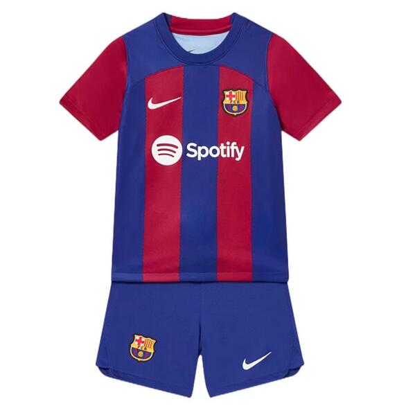köpa Billiga Fotbollströjor Barn FC Barcelona 2023-24 Kortärmad