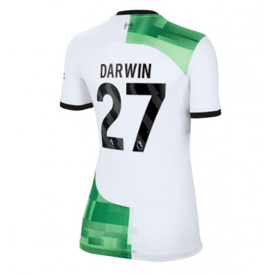 Billiga Fotbollströjor Dam Liverpool Bortatröja 2023-24 Kortärmad med namn Darwin Nunez 27