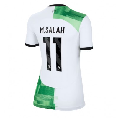 Billiga Fotbollströjor Dam Liverpool Bortatröja 2023-24 Kortärmad med namn Mohamed Salah 11