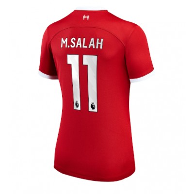 Billiga Fotbollströjor Dam Liverpool Hemma Tröja 2023-24 Kortärmad Mohamed Salah 11