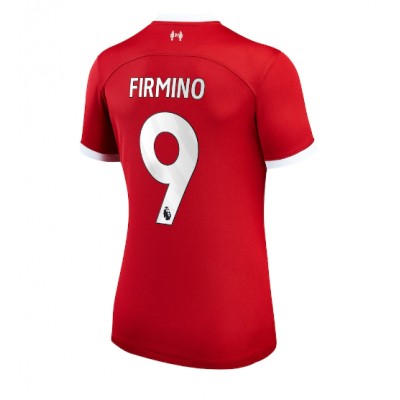 Billiga Fotbollströjor Dam Liverpool Hemma Tröja 2023-24 Kortärmad Roberto Firmino 9