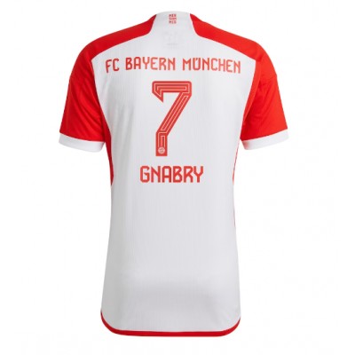 Billiga Fotbollströjor Herr Bayern Munich Hemmatröja 2023-2024 Kortärmad Fotbollströjor med tryck Serge Gnabry 7