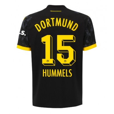 Billiga Fotbollströjor Herr Borussia Dortmund Bortatröja 2023-24 Kortärmad Mats Hummels 15