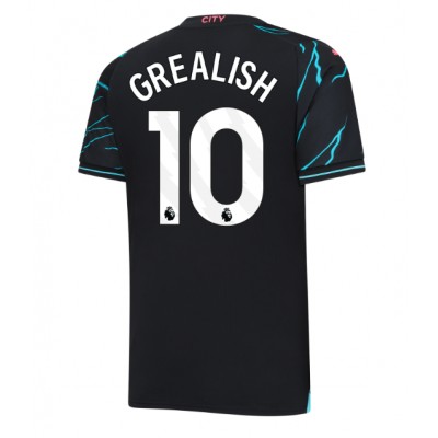 Billiga Fotbollströjor Herr Manchester City Tredje Tröja 2023-24 Kortärmad med tryck Jack Grealish 10