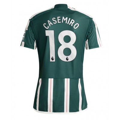 Billiga Fotbollströjor Herr Manchester United Bortatröja 2023-24 Kortärmad Casemiro 18