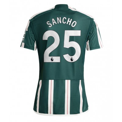 Billiga Fotbollströjor Herr Manchester United Bortatröja 2023-24 Kortärmad Jadon Sancho 25