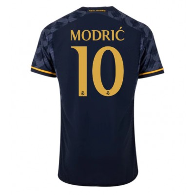 Billiga Fotbollströjor Herr Real Madrid Bortatröja 2023-24 Kortärmad Luka Modric 10