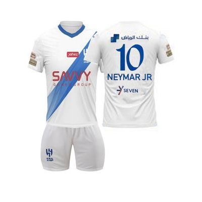 Billiga Fotbollströjor Barn Al-Hilal Bortatröja 2023-24 med tryck Neymar Jr 10