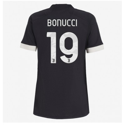 Billiga Fotbollströjor Dam Juventus Tredje Tröja 2023-24 Kortärmad Leonardo Bonucci 19