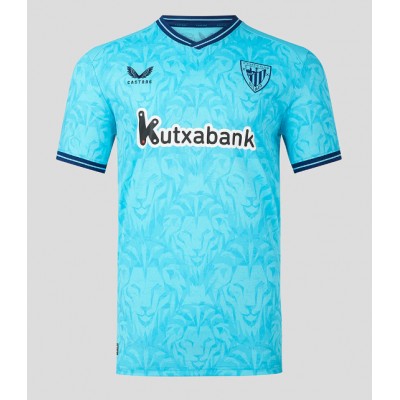 Billiga Fotbollströjor Herr Athletic Bilbao Bortatröja 2023-2024 Kortärmad tröja med eget namn