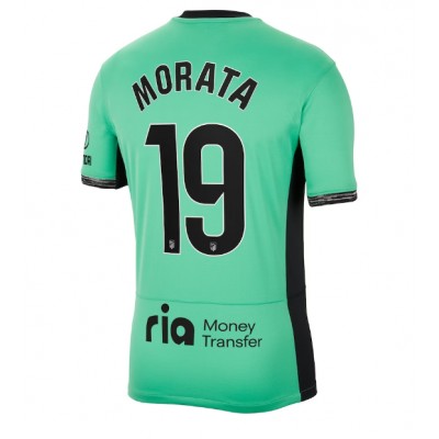 Billiga Fotbollströjor Herr Atletico Madrid Tredje Tröja 2023-2024 Kortärmad Alvaro Morata 19