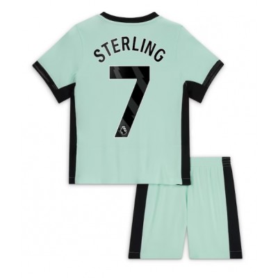Billiga Fotbollströjor Barn Chelsea Tredje Tröja 2023-24 Kortärmad shorts Raheem Sterling 7